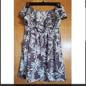 Strapless dres